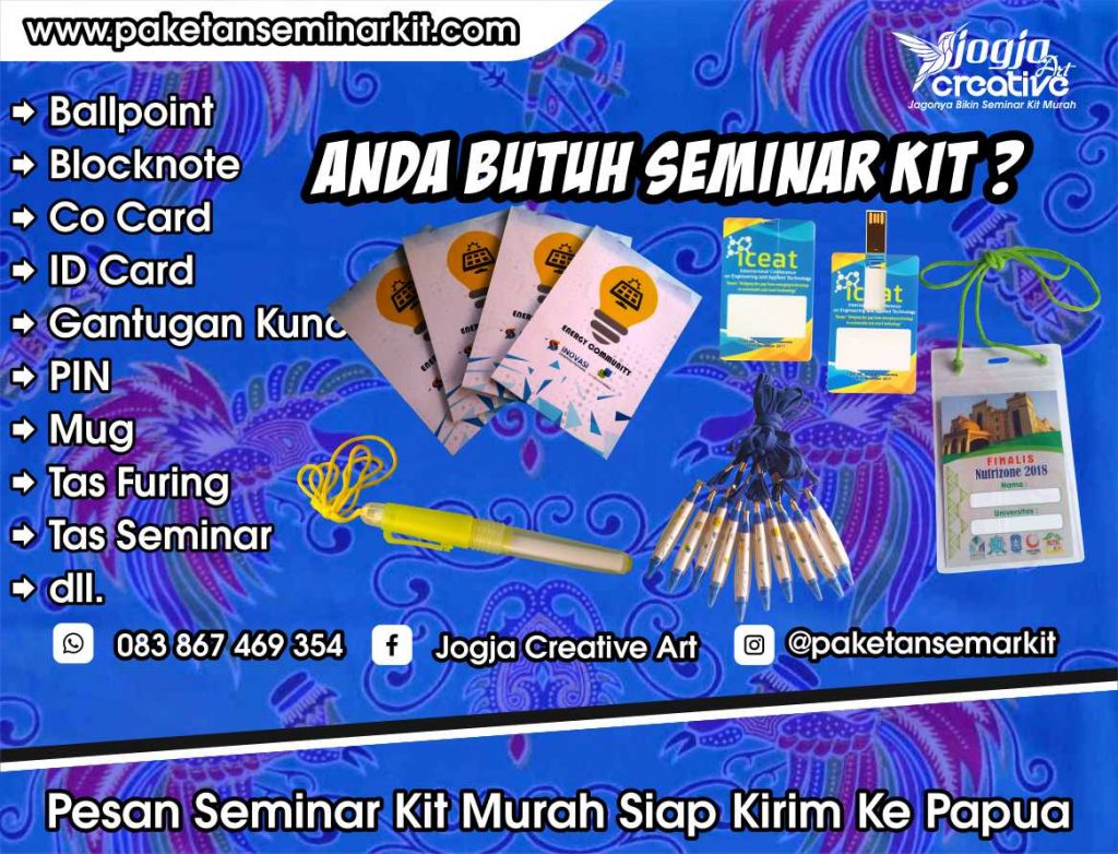 Pesan Paket Seminar Kit Murah dan Tas Seminar Jayapura, PAPUA