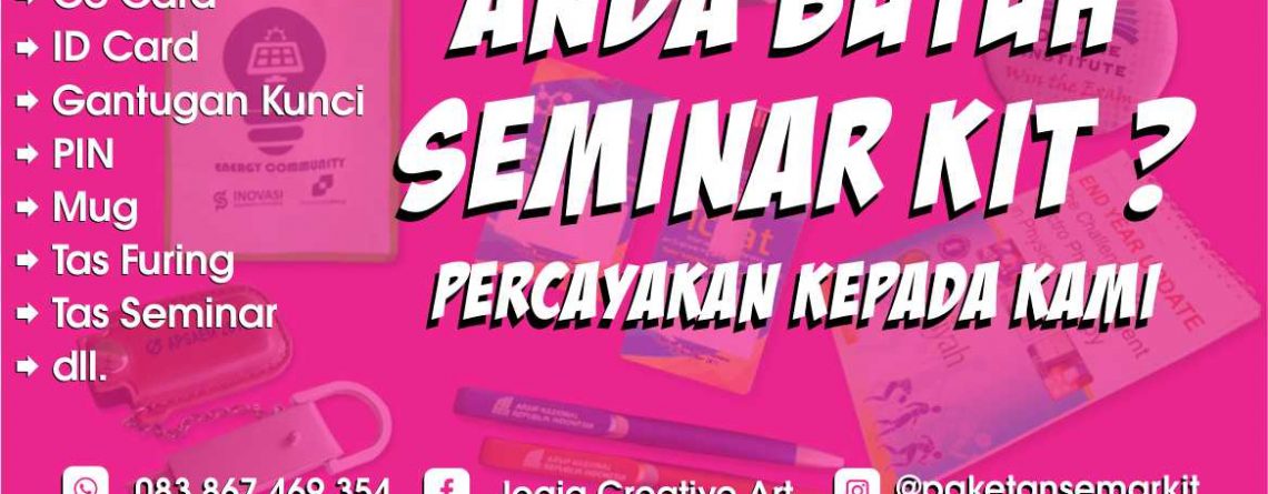 Pesan Paket Tas Seminar Kit Murah Kota Padang Sumatera Barat