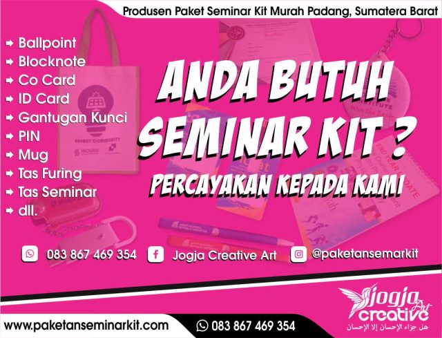 Pesan Paket Tas Seminar Kit Murah Kota Padang Sumatera Barat