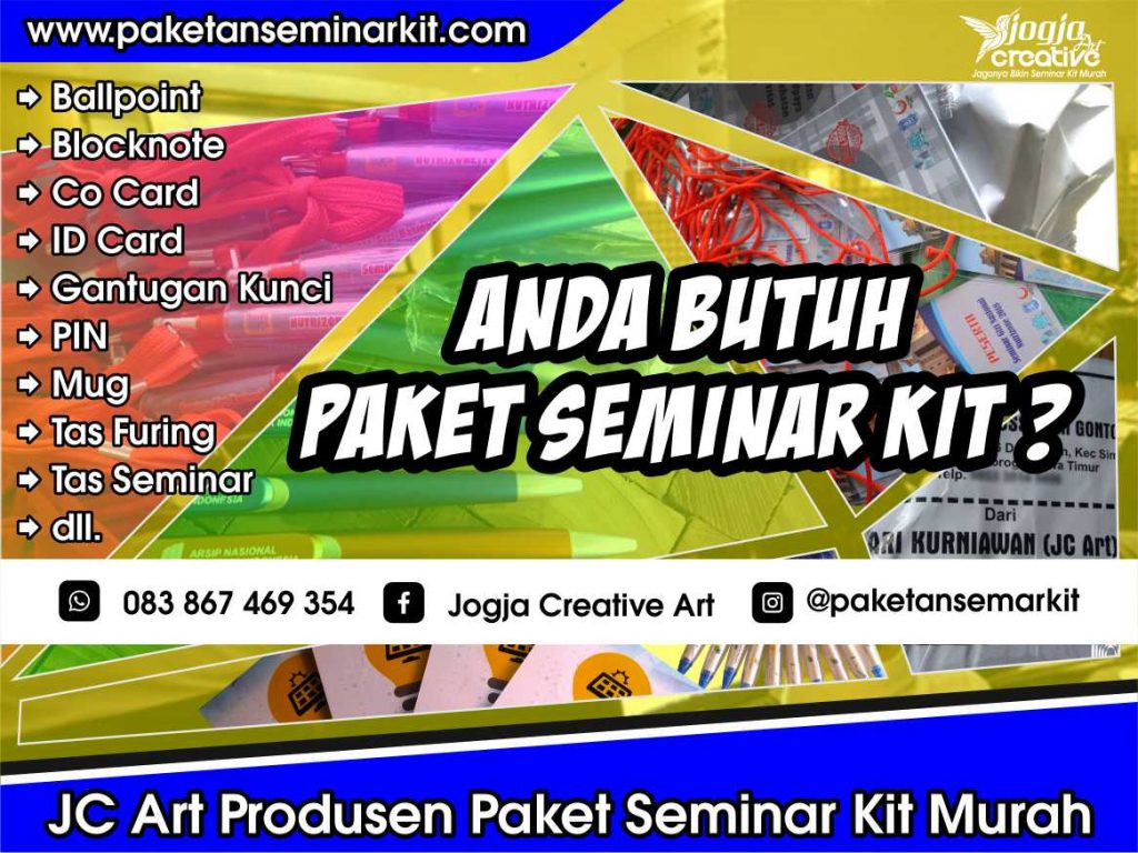 Produsen Paket Seminar Kit Murah dan Tas Seminar Ambon Maluku