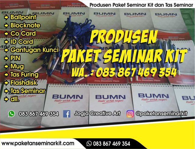 Pesan Paket Seminar Kit dan Tas Seminar Pulang Pisau, Kalimantan Tengah