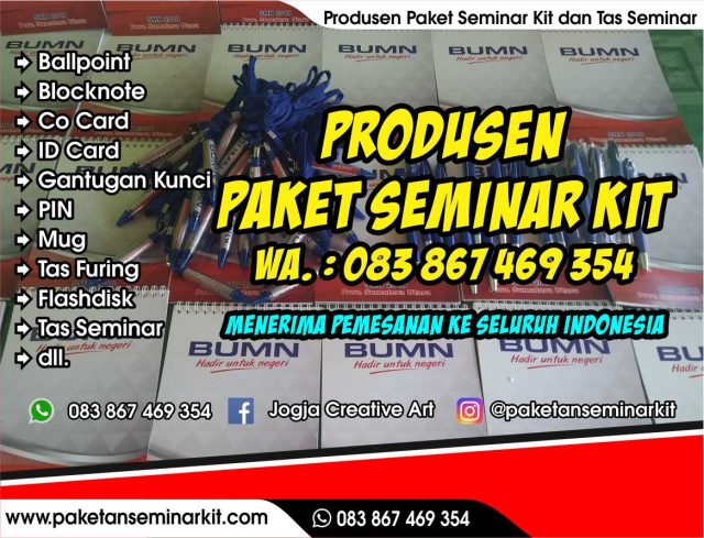 Paket Seminar Kit Murah dan Tas Seminar Jember, Jawa Timur