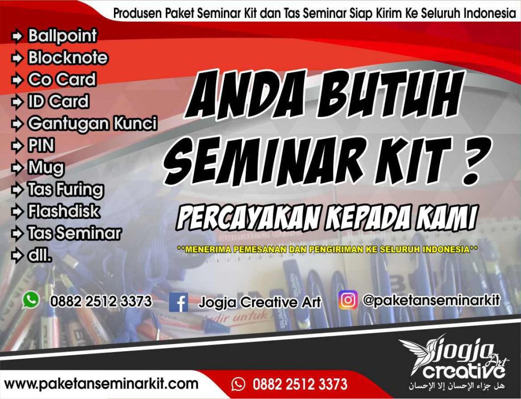 Pesan Paket Seminar Kit Murah Manokwar Papua Barat