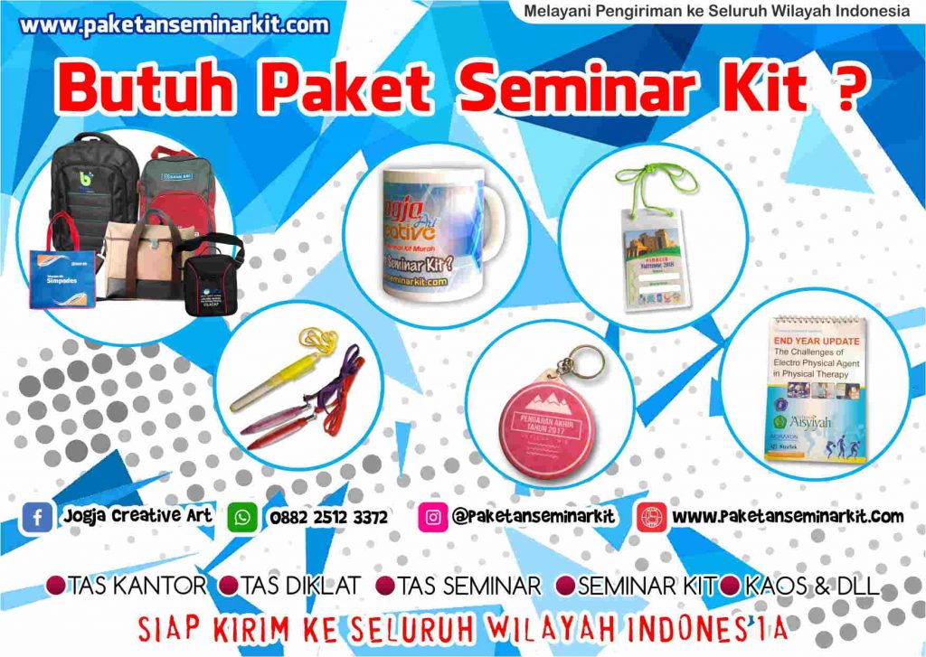 Pesan Paket Seminar Kit Murah dan Tas Seminar Kota Palu