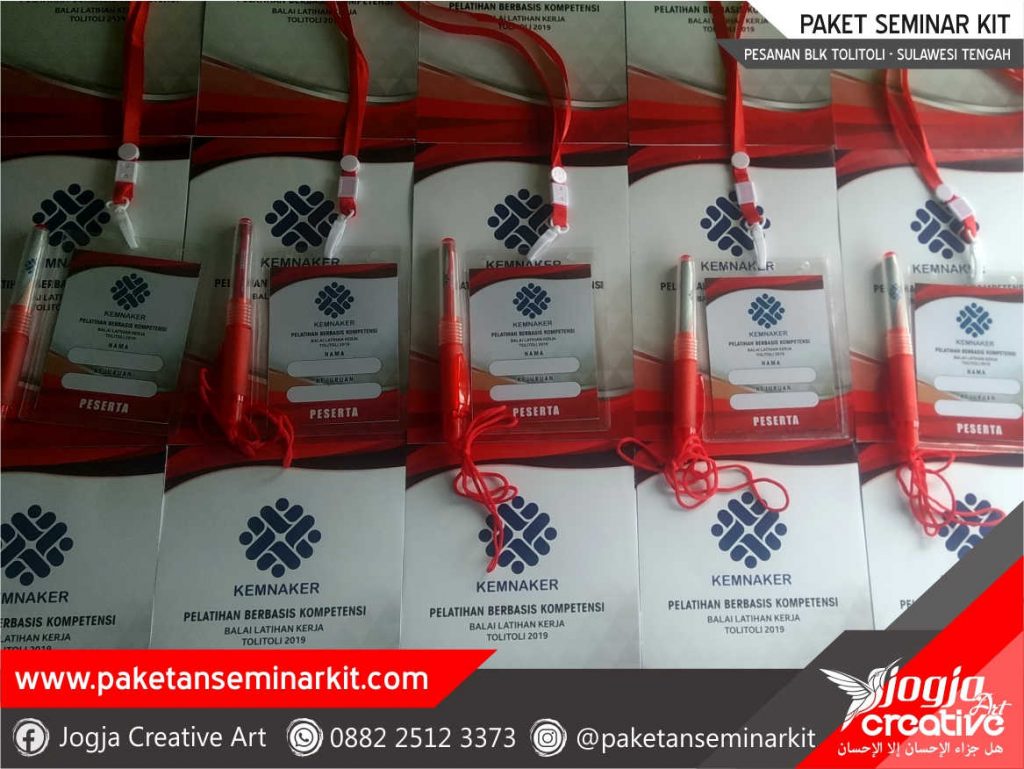 Paket Seminar Kit Pesanan BLK Kemnaker Tolitoli, Sulawesi Tengah