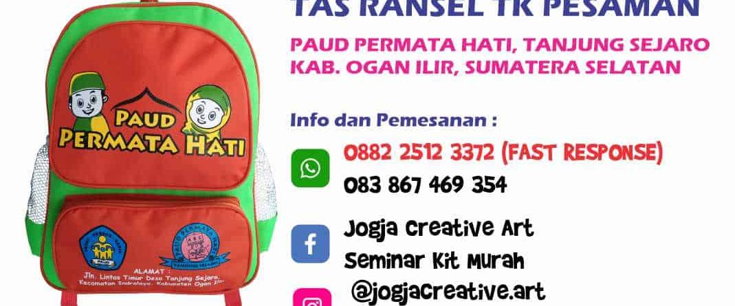 Paket Tas Seminar Ransel TK Murah Ogan Ilir Palembang