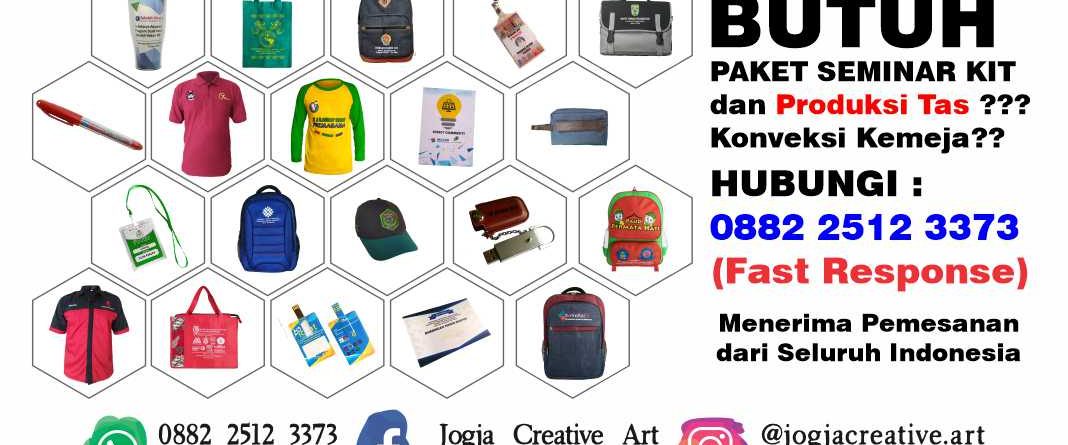 Konveksi Kaos Kemeja dan Tas seminar kit murah palangka raya