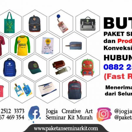 Konveksi Kaos Kemeja dan Tas seminar kit murah palangka raya