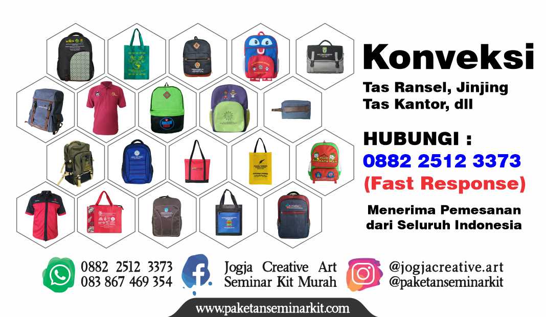 Konveksi Tas Ransel Seminar Kit Bekasi - Jakarta