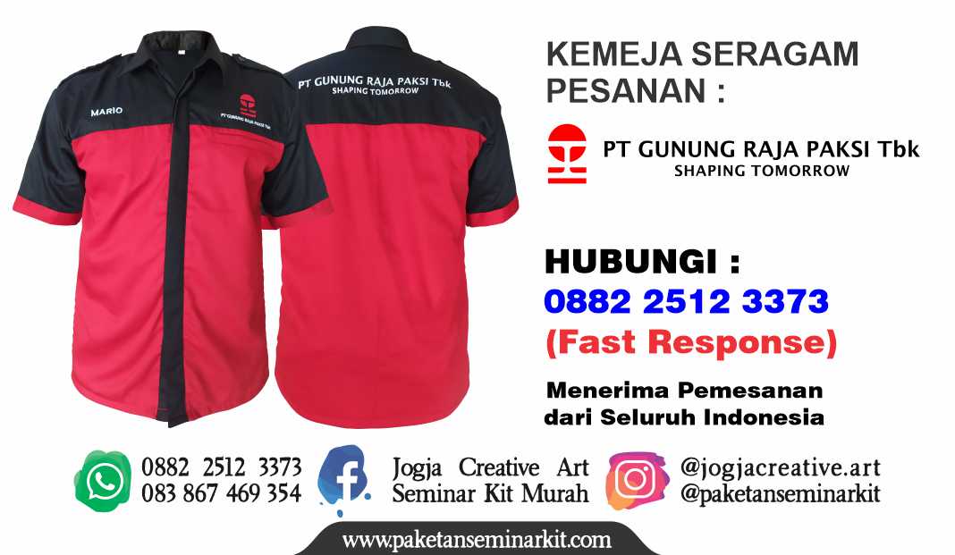 Pesan Konveksi Kemeja Murah Berkasi Jawa Barat