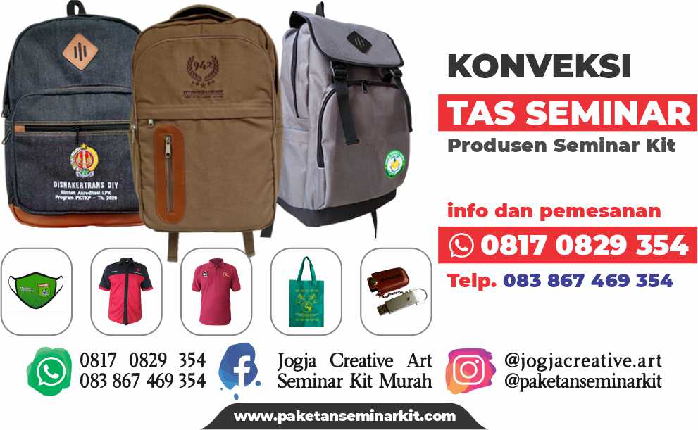 Konveksi Tas Seminar Kit Ransel Kemeja Kaos Samarinda Balikpapan Kalimantan Timur Konveksi Tas Seminar Kit Ransel Kemeja Kaos Samarinda Balikpapan Kalimantan Timur