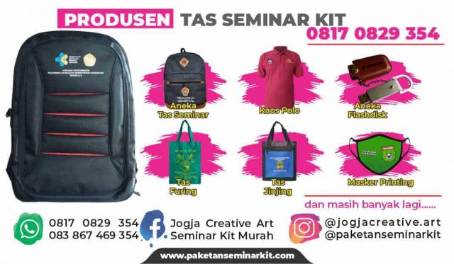 vendor Produsen Tas Bengkulu Seminar Kit Murah Bengkulu Jambi