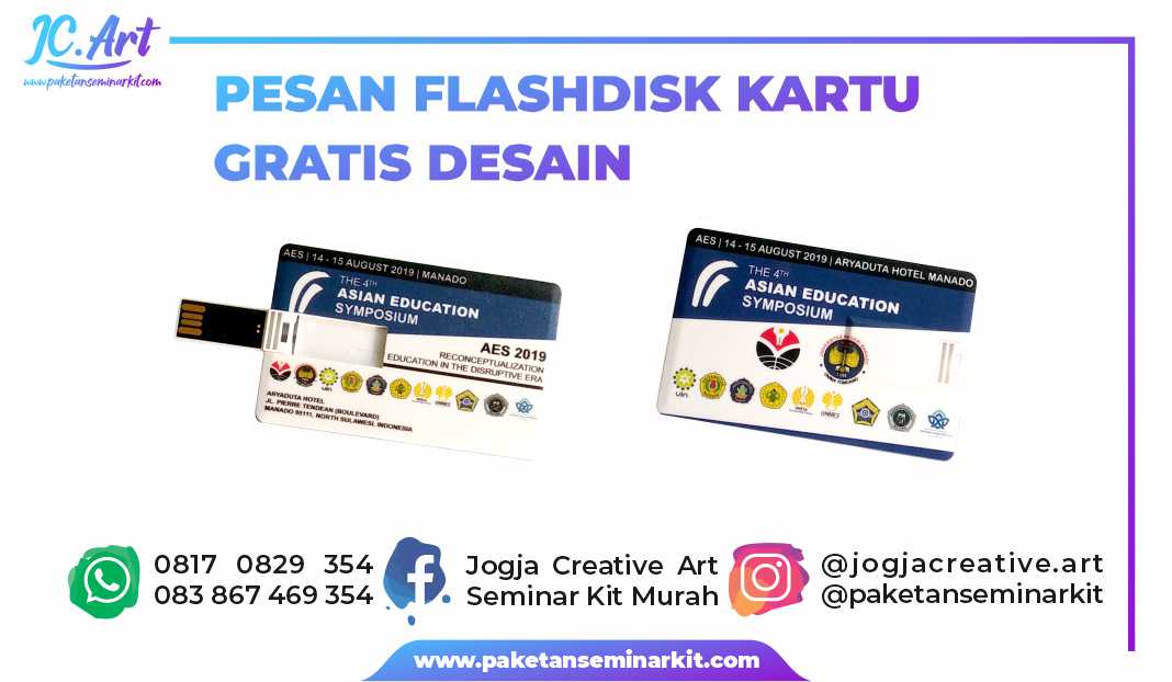 Pesan Flashdisk Kartu Makassar seminar kit murah makassar