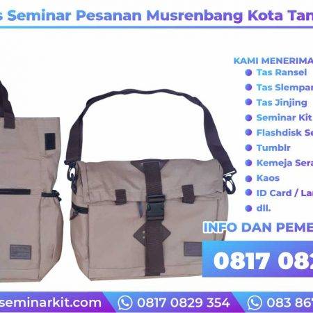 Konveksi Tas Seminar kit Musrenbang Tanjungpinang