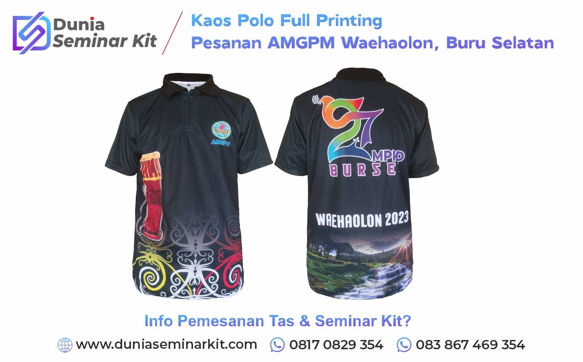 Konveksi Kaos Polo Printing Pesanan AMGPM Waehaolon Buru Selatan Konveksi Kaos Polo Printing Pesanan AMGPM Waehaolon Buru Selatan