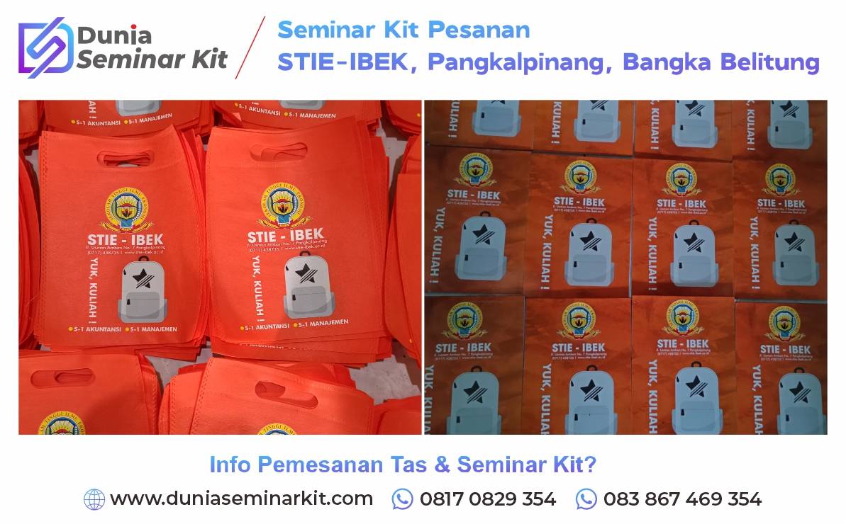 Paket Seminar Kit STIE IBEK Pangkalpinang Bangka Belitung