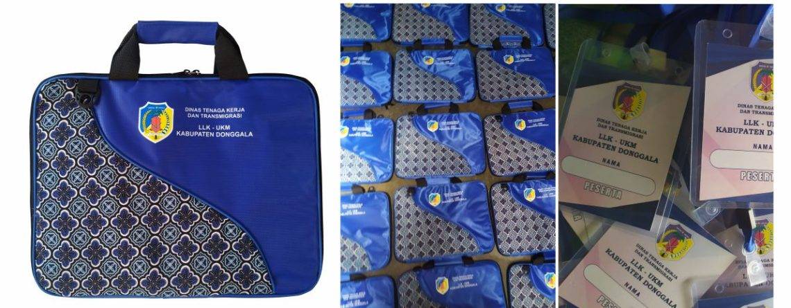 Konveksi Tas Seminar Kit Pesanan BLK Donggala Sulawesi Tengah